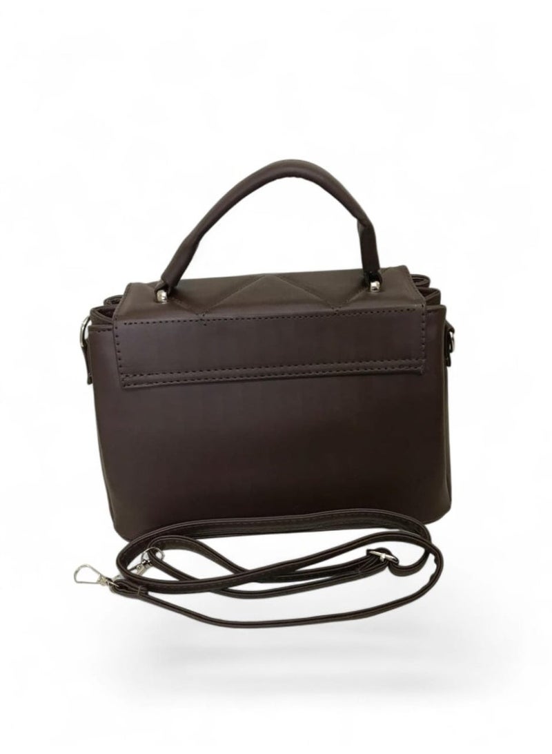 Stylish Crossbody Bag for Women and Girls, Practical Design with 2 Pockets Including One Zipper Pocket, Lightweight and Ideal for Daily Use and Outings - Image 2